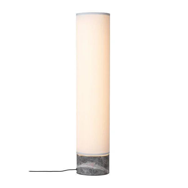 GUBI Lampe sur pied Unbound 80 cm Blanc-marbre gris