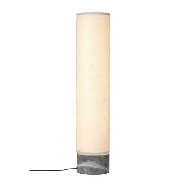 GUBI Lampe sur pied Unbound 80 cm Toile-marbre gris