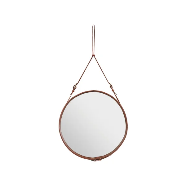 GUBI Miroir Adnet rond brown, large