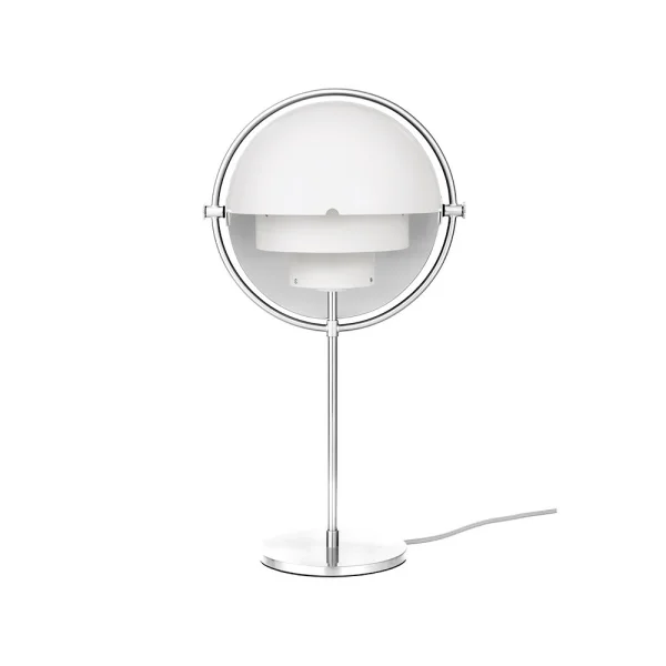 GUBI - Multi-Lite Lampe de Table Chrome/White