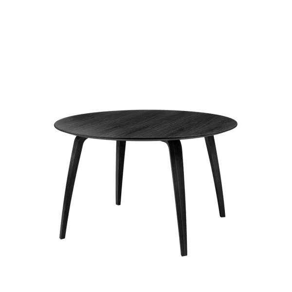 GUBI Table à manger Gubi ronde black stained ash