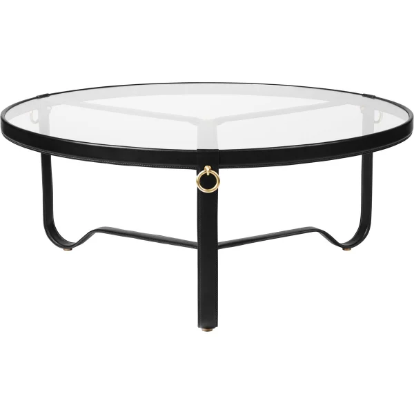 GUBI Table basse Adnet Ø100 cm Noir