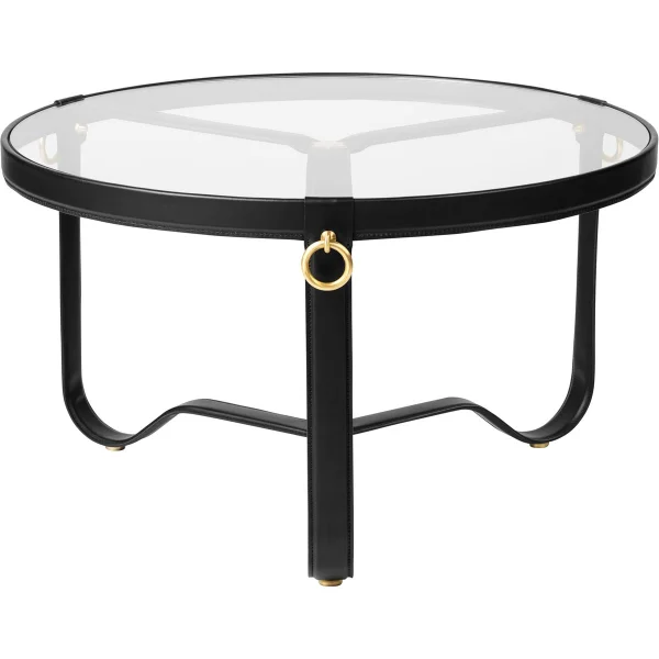 GUBI Table basse Adnet Ø70 cm Noir