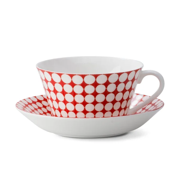 Gustavsbergs Porslinsfabrik Ensemble tasse à thé Eva Tasse à thé + soucoupe