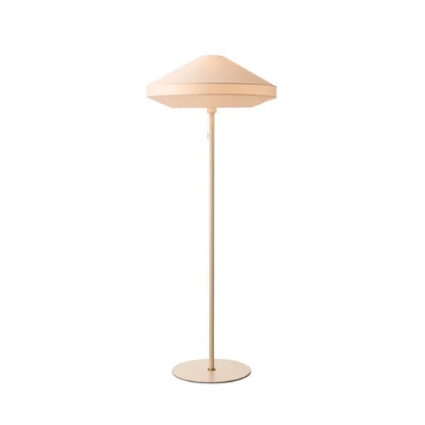 Halo Design - Lampadaire PARIS SOFT, crème, textile Hauteur 140 cm