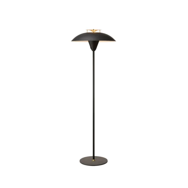 Halo Design - Lampadaire STEPP, noir, hauteur 140 cm, métal