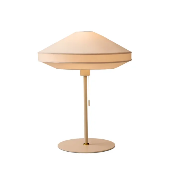 Halo Design - Lampe de table PARIS SOFT, crème textile, hauteur 50 cm