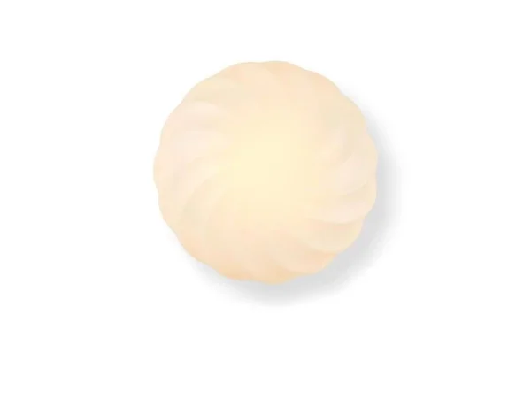 Halo Design - Lampe murale/plafonnier Twist, Ø 35 cm, laiton/opale