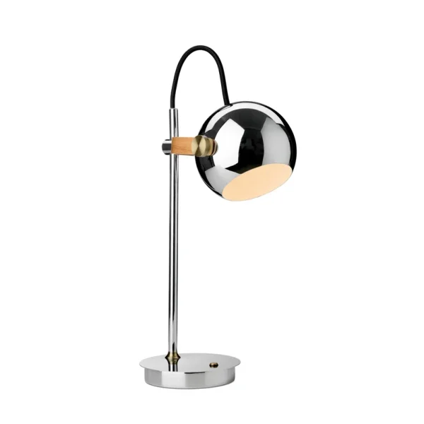 Halo Design - Luminaire LED rechargeable DC PORTABLE, couleur chrome, métal