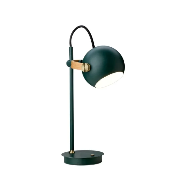 Halo Design - Luminaire rechargeable LED DC PORTABLE, vert foncé, métal