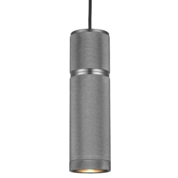 Halo Design - Suspension Halo The Pendant, noire, cylindre