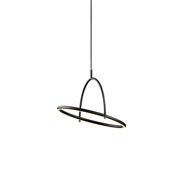 Halo Design - Suspension LED TILT, Ø 40 cm, noir, stepdim