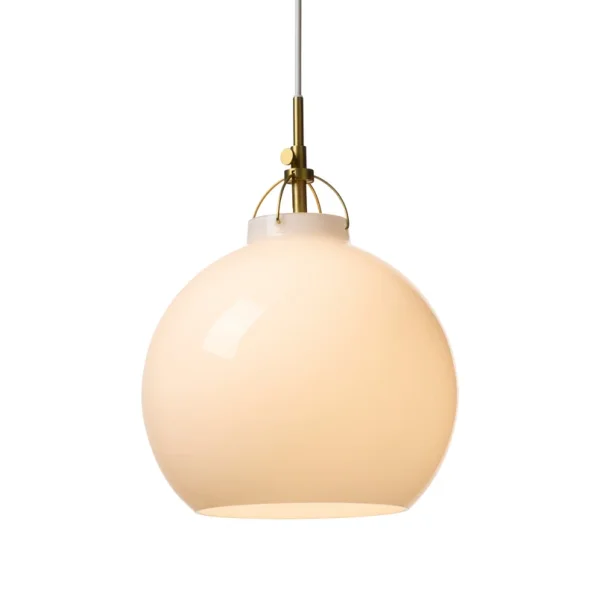 Halo Design - Suspension TOSCANA, blanc opale, Ø 27 cm, verre