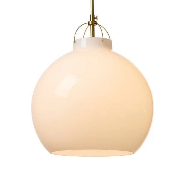 Halo Design - Suspension TOSCANA, blanc opale, Ø 36 cm, verre