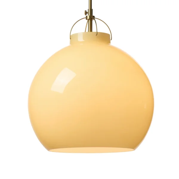 Halo Design - Suspension TOSCANA, crème, Ø 36 cm, verre