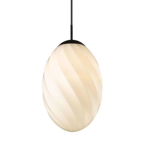 Halo Design - Twist Egg Suspension Ø25 Opal/Black