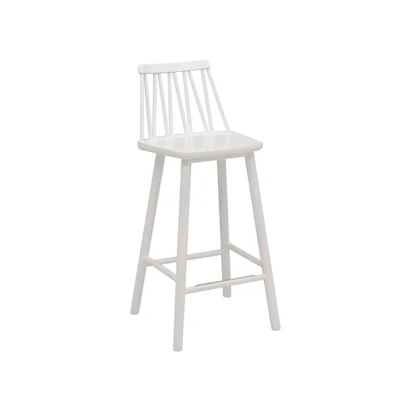 Hans K Chaise de bar ZigZag 63 cm blanc