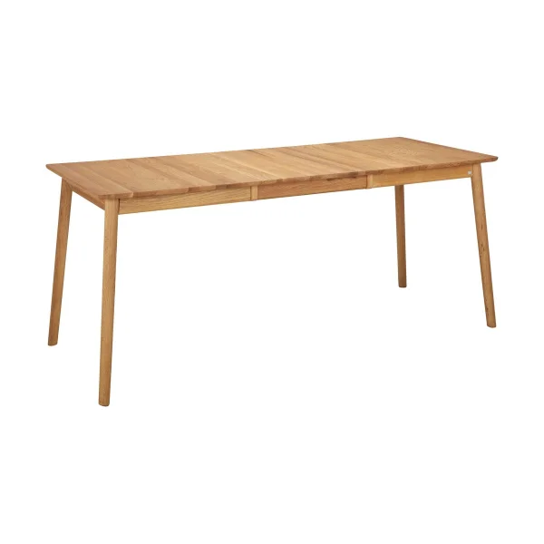 Hans K Table ZigZag 127x75 cm avec rallonge 53 cm Chêne huilé