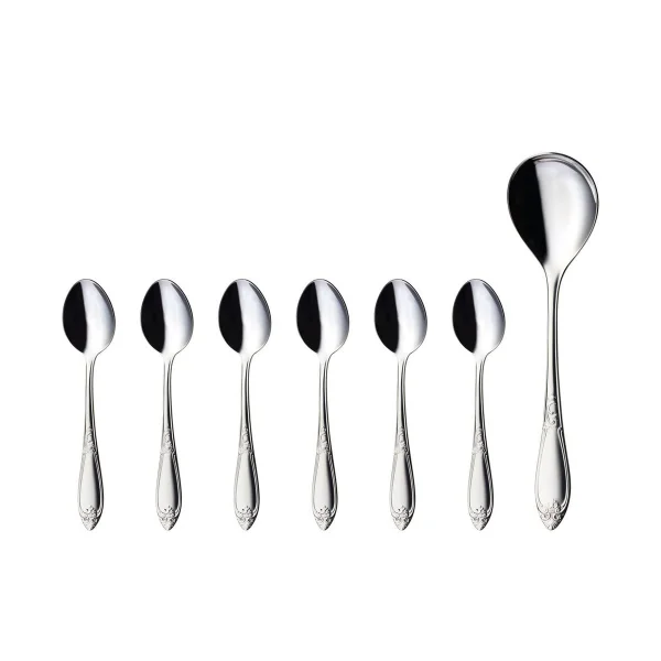 Hardanger Bestikk Set à dessert Nina 7 pièces Acier inoxydable