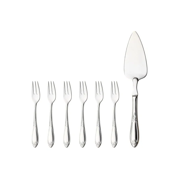 Hardanger Bestikk Set à gâteaux Nina 7 pièces 7 pièces