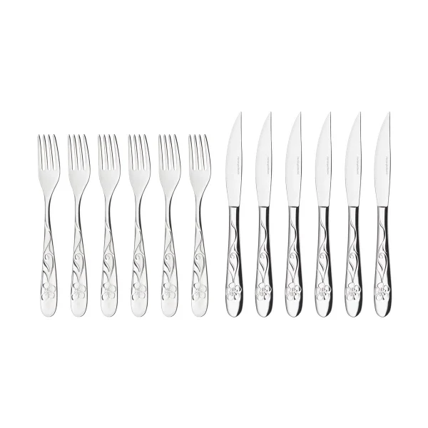 Hardanger Bestikk Set de barbecue Sanna 12 pièces