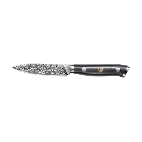 Hâws Couteau à herbes Damascus By Hâws 20 cm Noir-acier inoxydable