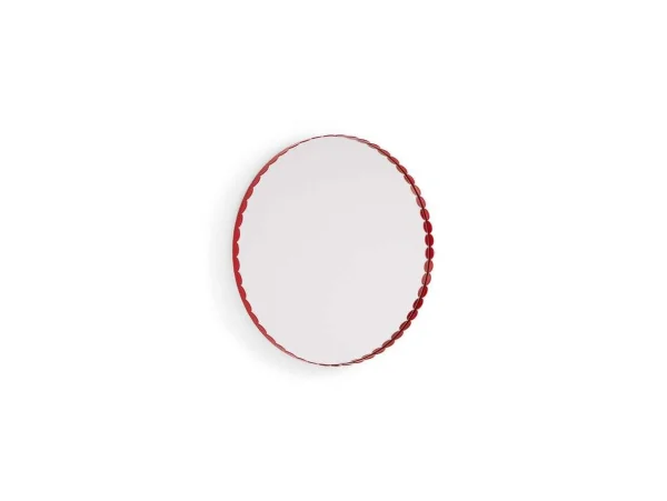 HAY - Arcs Mirror Round Red