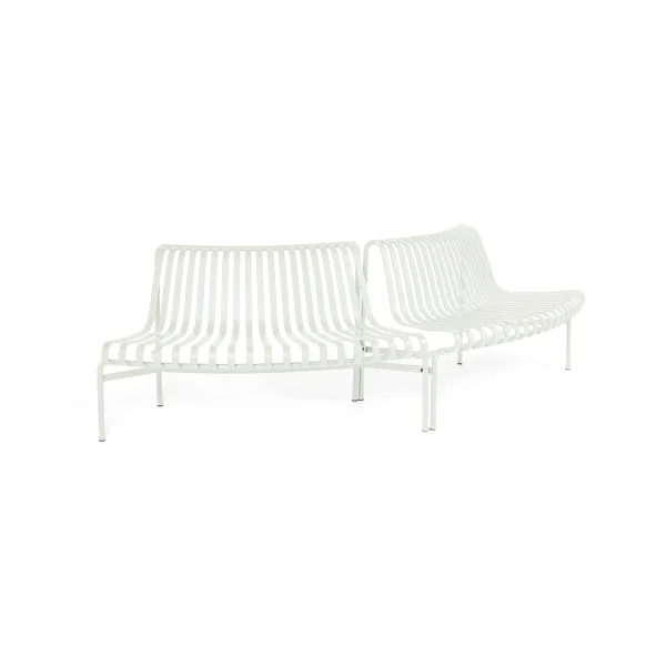 HAY Banc de parc Dining Palissade out-out Cream white