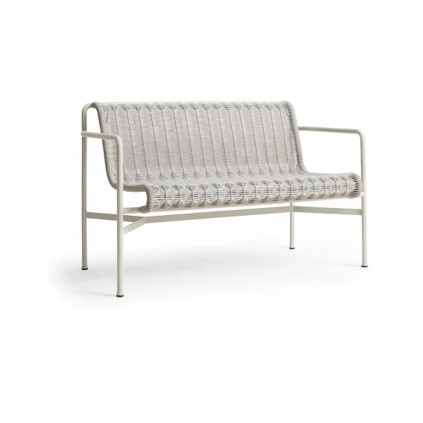 HAY Banc Dining Palissade Cord avec accoudoirs HAY Sky grey