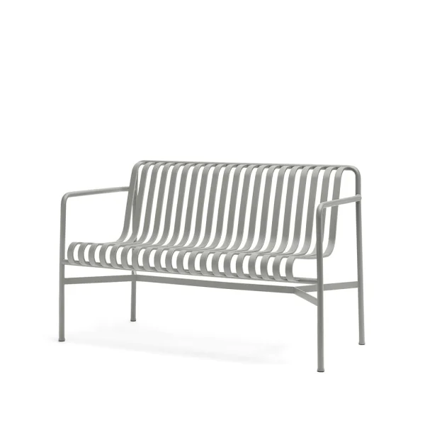 HAY Banc Palissade Dining avec accoudoirs Sky grey