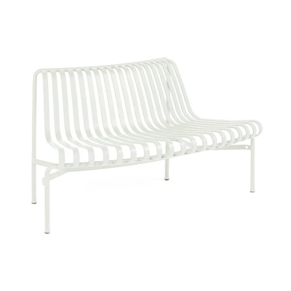 HAY Banc Palissade Dining Park avec dossier courbé Cream white