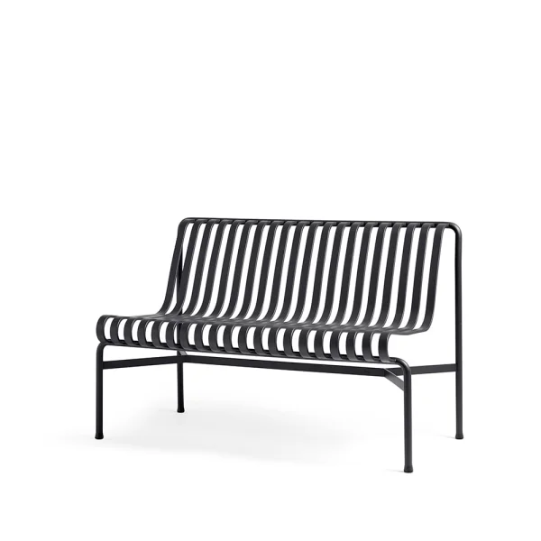 HAY Banc Palissade Dining sans accoudoir Anthracite
