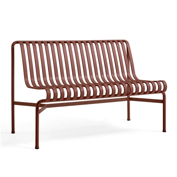 HAY Banc Palissade Dining sans accoudoir Iron red