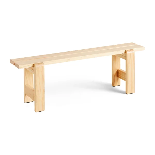 HAY Banc Weekday 140x23 cm pin laqué Natural