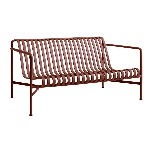 HAY Canapé lounge Palissade Iron red