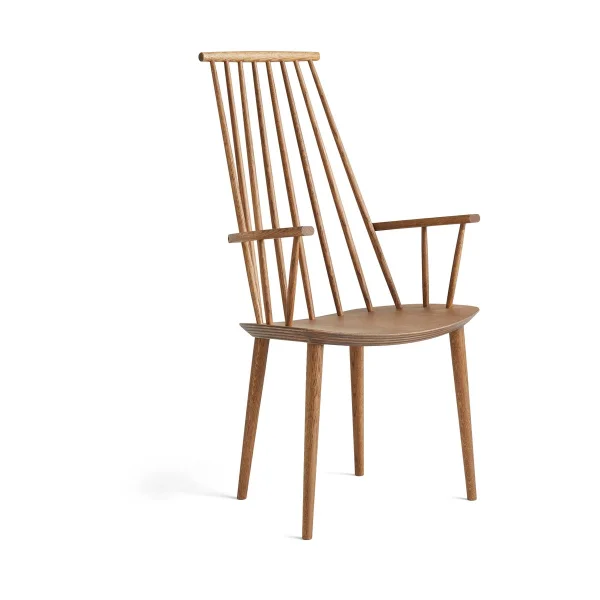HAY Chaise à accoudoirs J110 Chêne foncé huilé