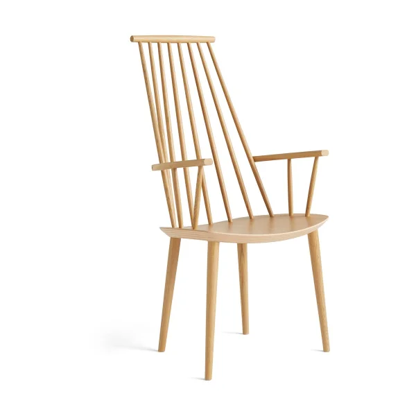 HAY Chaise à accoudoirs J110 Chêne laqué