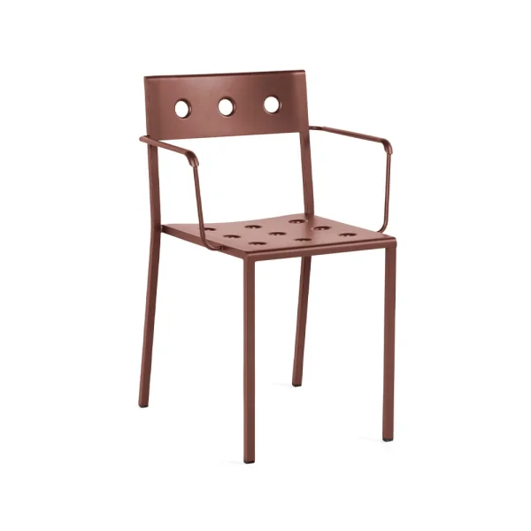 HAY Chaise Balcony iron red