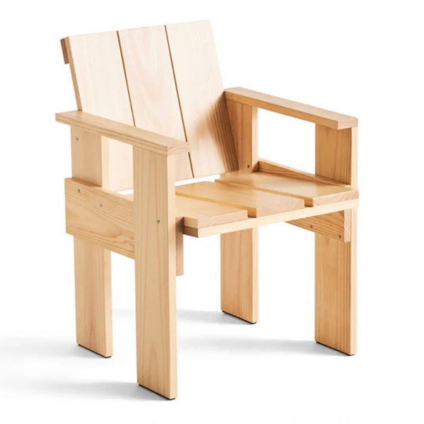 HAY Chaise Crate Dining Chair, pin laqué Water-based lacquered pinewood