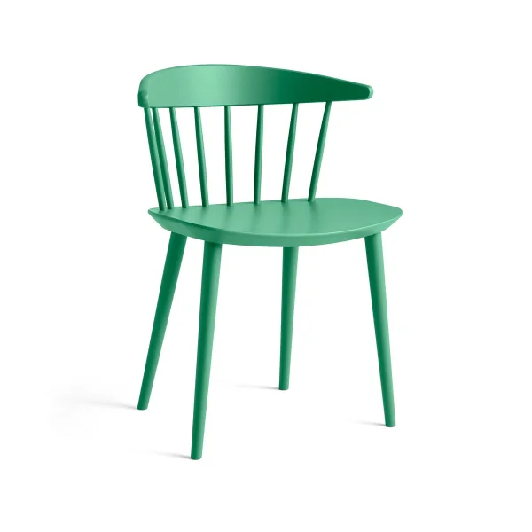 HAY Chaise J104 Bouleau Jade green laqué