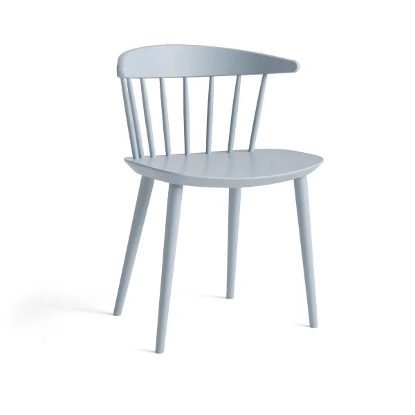 HAY Chaise J104 Bouleau Slate blue laqué