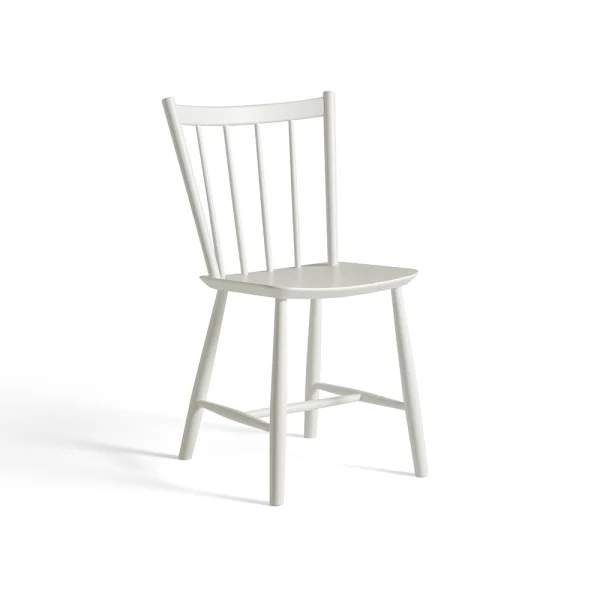 HAY Chaise J41 White lacquered beech