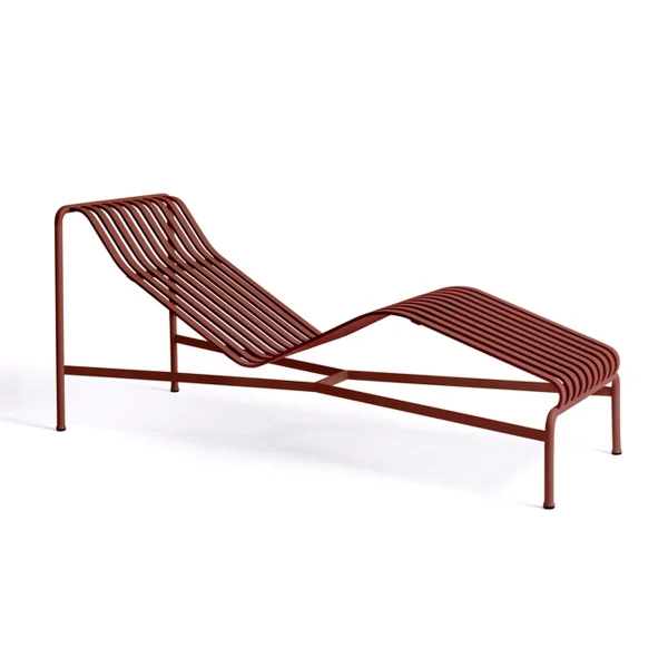 HAY Chaise longue Palissade Iron red