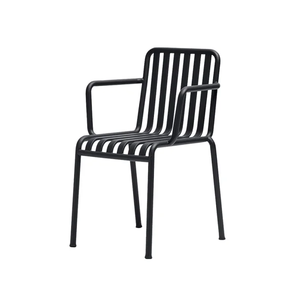 HAY Chaise Palissade avec accoudoirs Anthracite