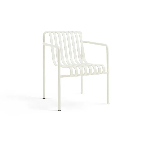 HAY Chaise Palissade Dining avec accoudoirs Cream white
