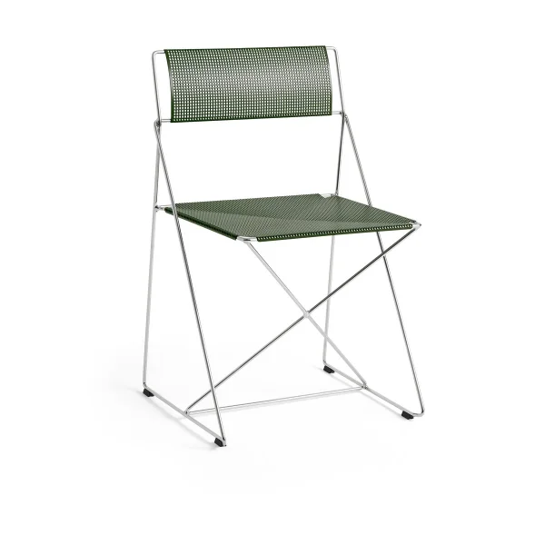 HAY Chaise X-Line Indoor Autumn green