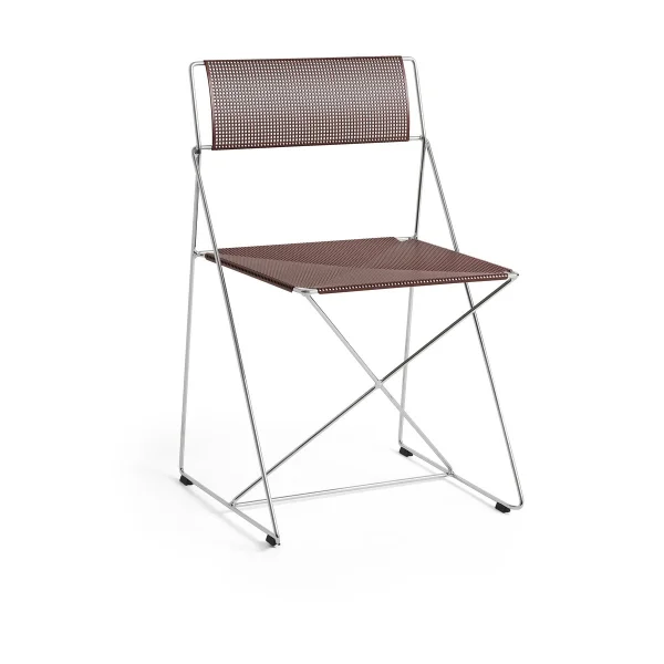 HAY Chaise X-Line Indoor Iron red