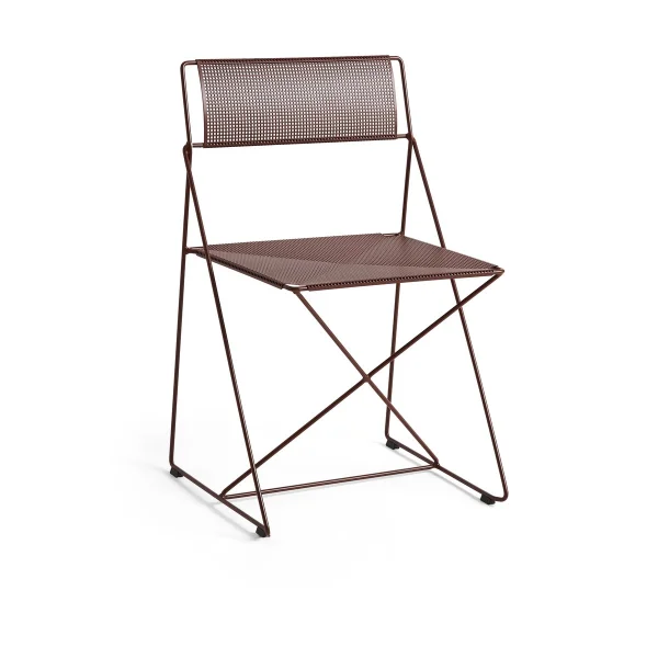 HAY Chaise X-Line Indoor Outdoor Iron red