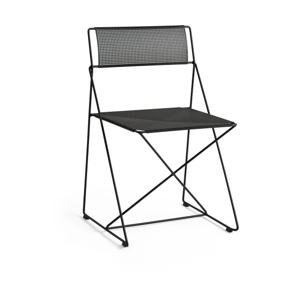 HAY Chaise X-Line Indoor Outdoor Noir