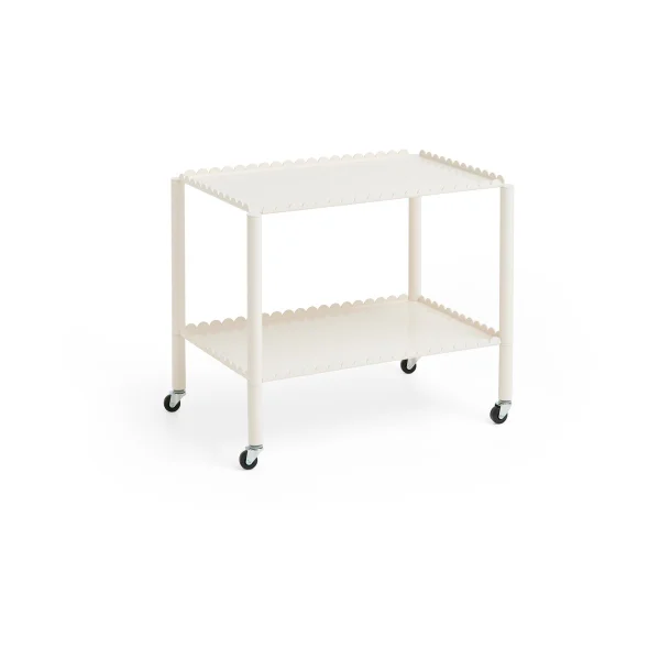 HAY Chariot de service Arcs Trolley Low Eggshell